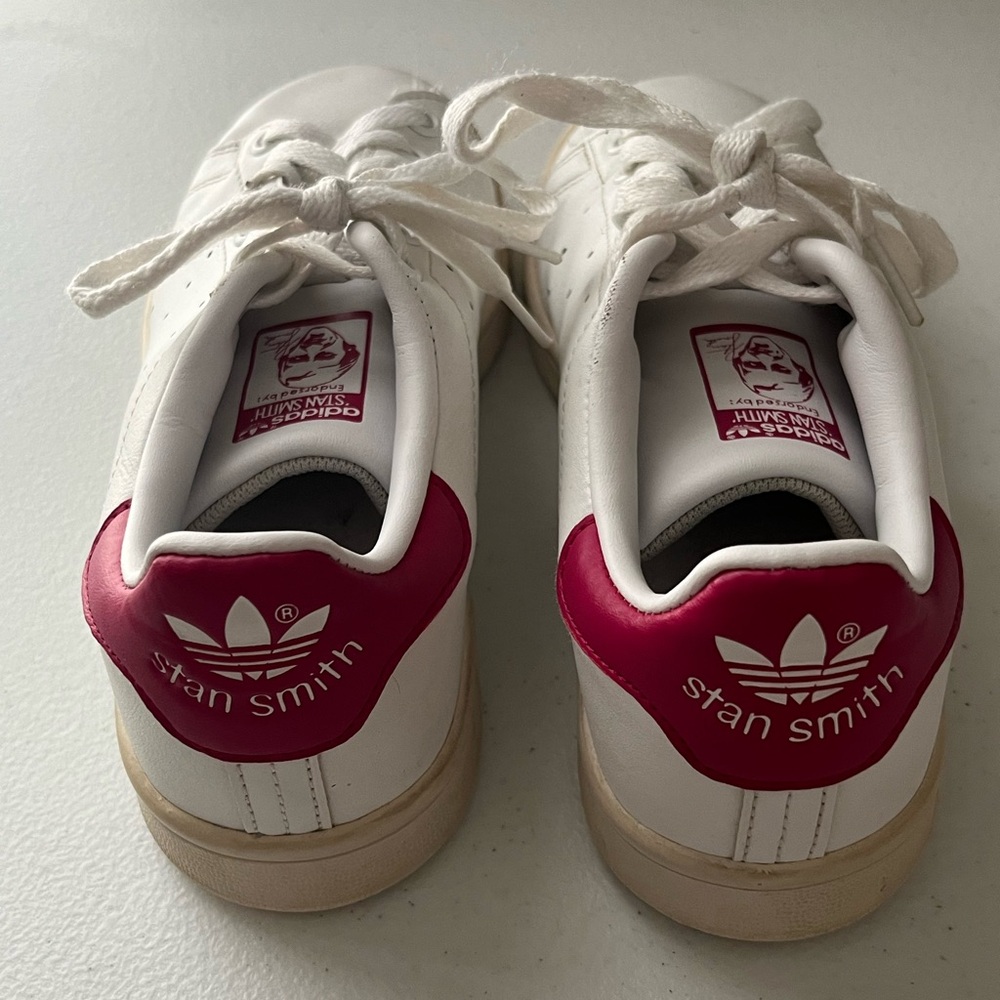 Adidas Kids’ Stan Smith | Size 4 Girls | Cloud White | Casual - Picture 11 of 16